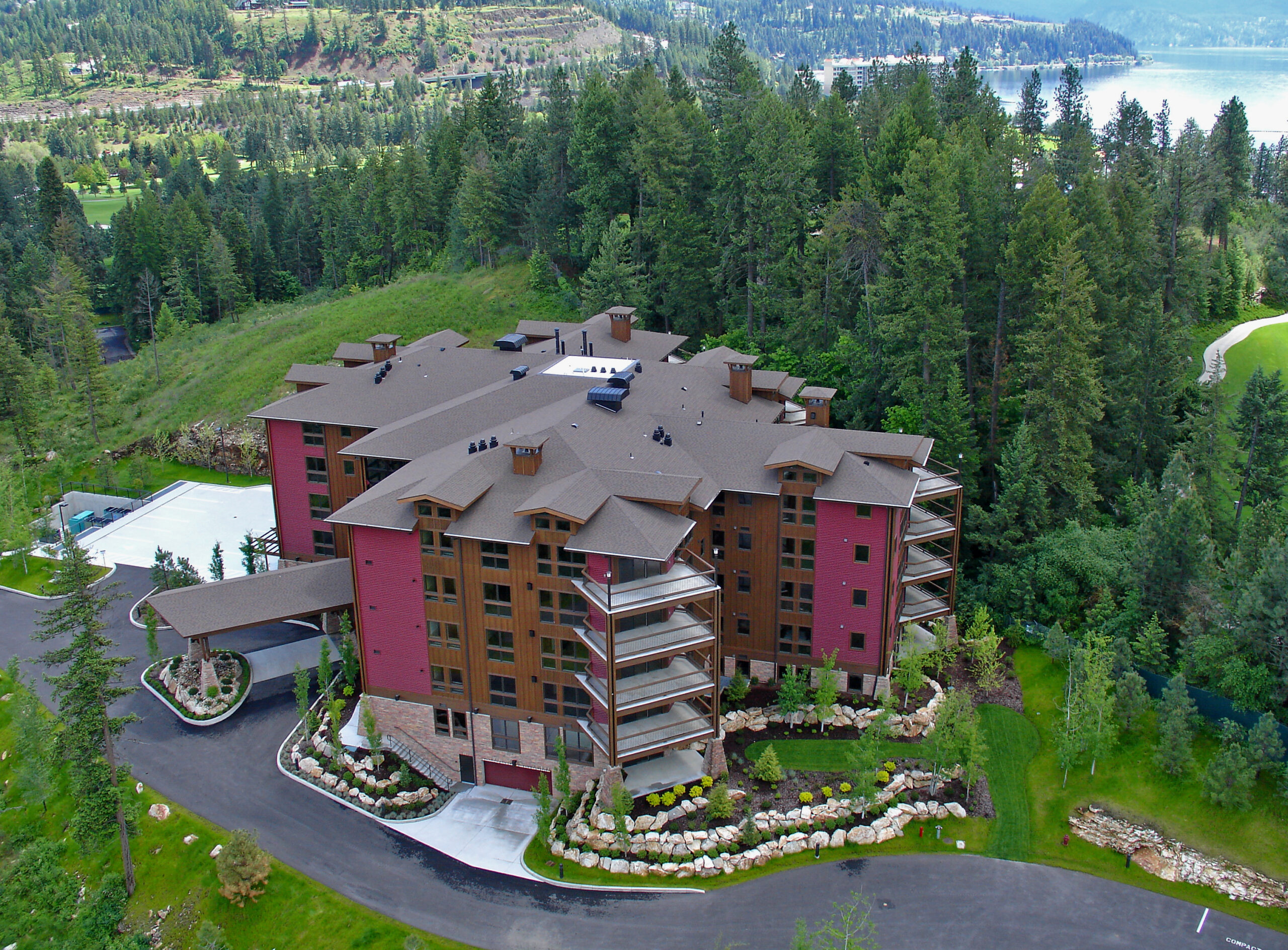 RidgePointe luxury condominiums Coeur d'Alene Idaho gated community